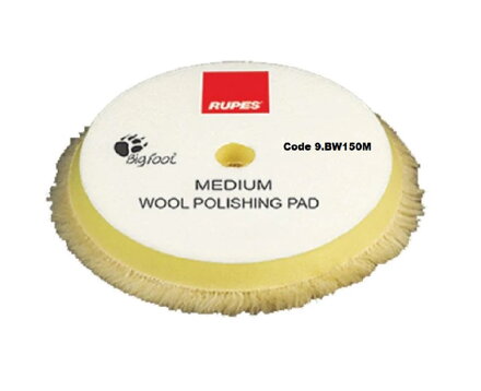 RUPES Medium Wool Polishing Pad 130/145mm
